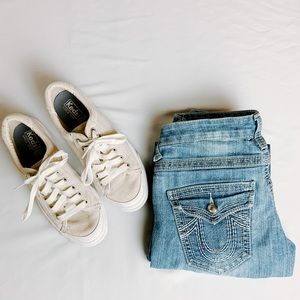 quick zip jeans
